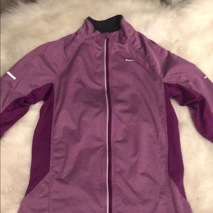 Nike Dri-Fit purple Zip up